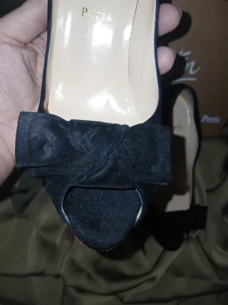 Zapatos Christian Louboutin  Mujer Tercioplo Negro