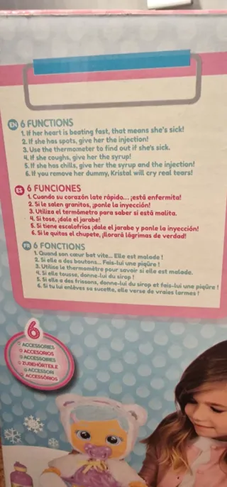 Muñeca Bebés Llorones Dressy Kristal