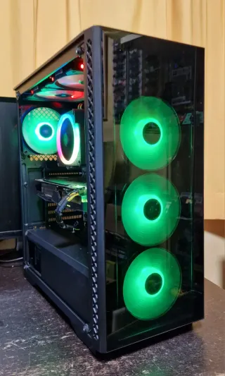 PC Gaming I5-11400F 16Gb Ram Asus ROG RX580 8Gb