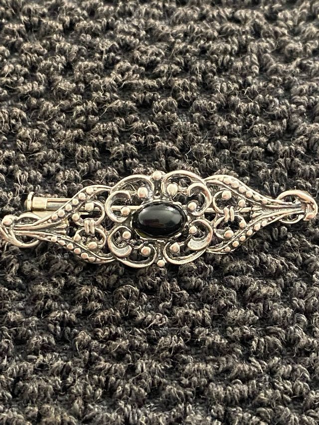 Lote 2 broches plata filigrana ppos. 1900