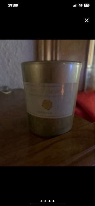 Regalo 2 porta velas Comorando bolas Navideñas R