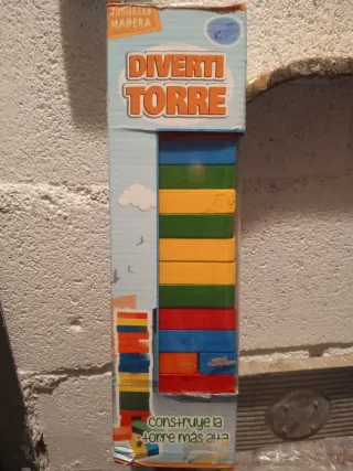 Juego jenga Torre de Madera Multicolor