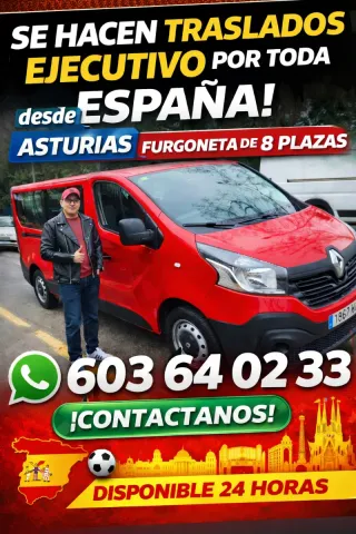 viajes ejecutivos desde Asturias a toda España