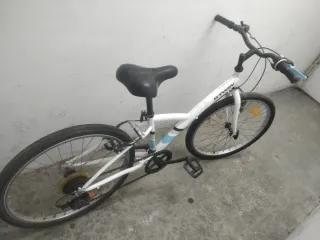 Bicicleta Btwin Decathlon Blanca