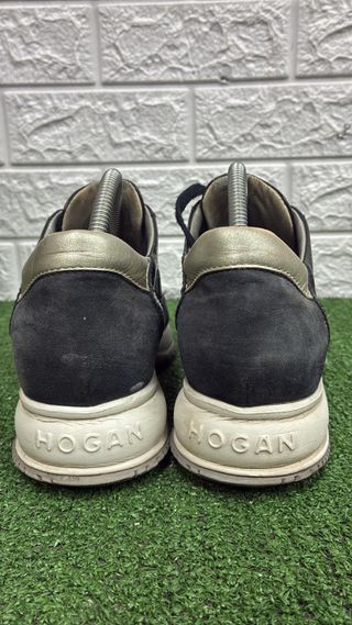 Hogan Scarpe Uomo Pelle Blu Nero