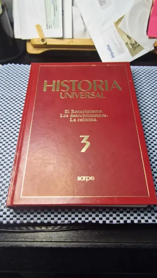 Historia Universal Editorial SARPE. 1988.