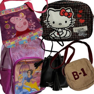Lote 5 borse e zaini per bambini