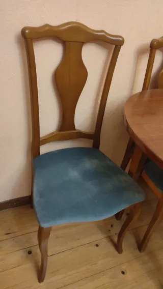 Mesa de madera con 5 sillas