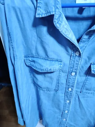 Camisa vaquera H&M azul Talla M