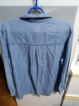 Camisa vaquera H&M azul Talla M