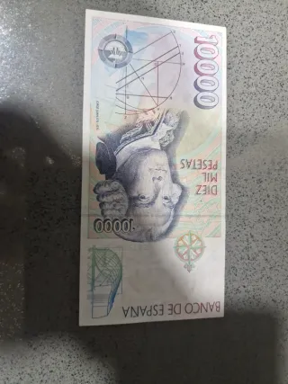 Billete 10000 pesetas Banco de España 1992