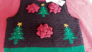 Chaleco Navidad Zara. Nuevo