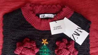 Chaleco Navidad Zara. Nuevo