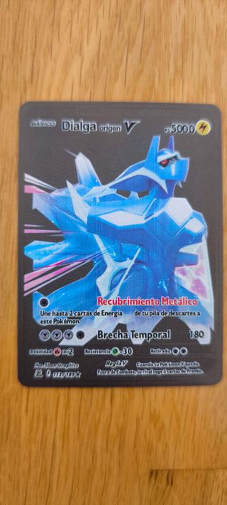Carta Pokémon Dialga Origen V Metálica