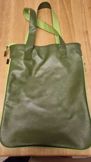 Bolso tela estampado vintage extensible