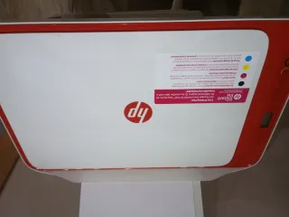 Impresora HP WiFi Roja y Blanca