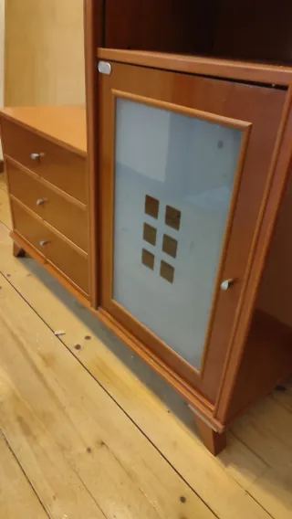 Mueble de entrada con espejo