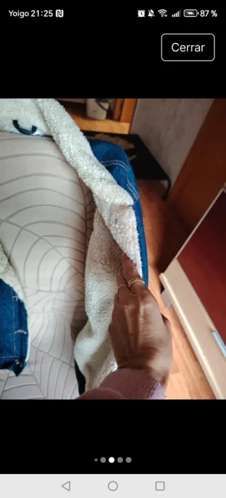 Chaqueta vaquera borrego Pull&Bear Talla M