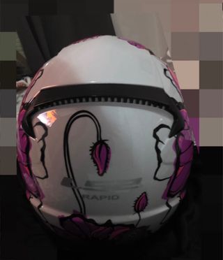Casco Moto HJC RPHA70 Chica Floral