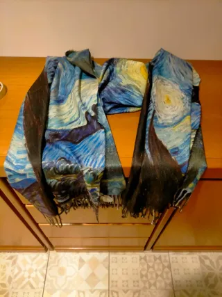 Foulard Van Gogh Notte Stellata Cashmere