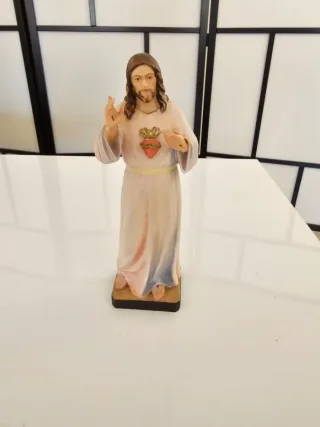 Figura artesanal Sagrado Corazón