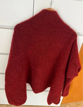 Capa Sarah Pacini Lana Roja Talla Única