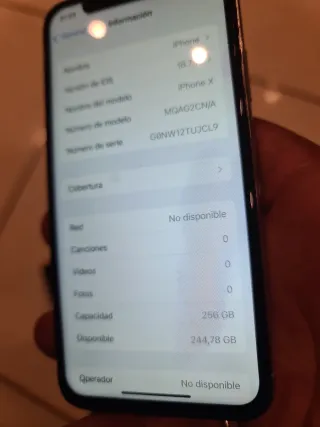 iPhone X 256GB Blanco/ plateado