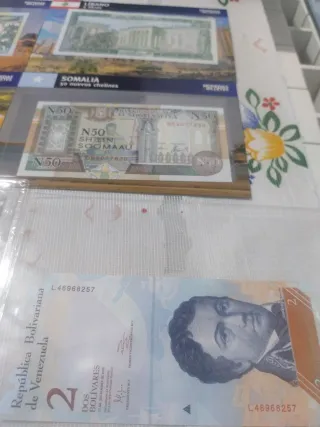 Billetes del mundo sin circular