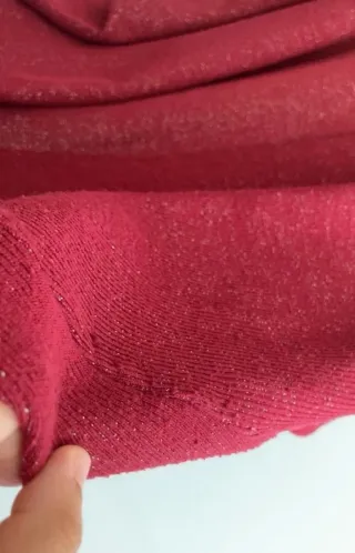 Cárdigan largo oversize en color granate