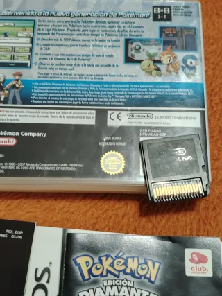 Pokémon Edición Diamante Completo Nintendo DS