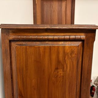 Cómoda Banak 7 cajones madera color teca