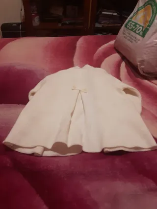 Jersey niña blanco 12meses