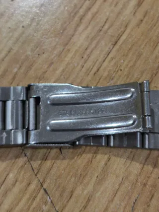 2 Pulseras de Reloj en acero.