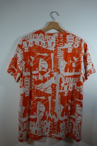Camiseta Nike Air Jordan MJ Flight Naranja Hombre