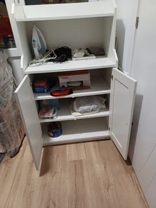 Mueble auxiliar blanco madera