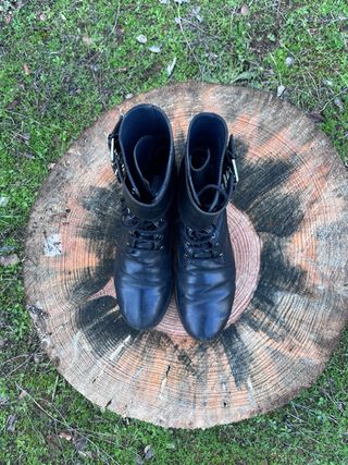 Botas Bimba y Lola Piel Negra Talla 39