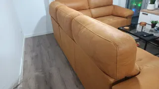 Sofá rinconera color Mostaza