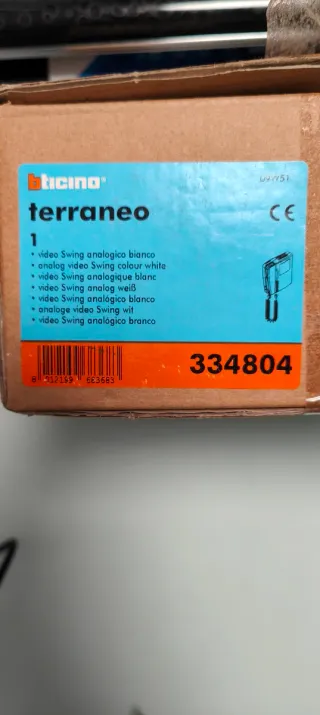 Videoportero bticino Swing Terraneo 334804