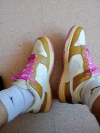 Zapatillas Nike Dunk Low Marrones y Rosas