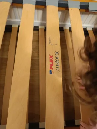 2 Camas 90x180 Madera Maciza