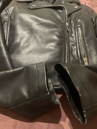 Chaqueta negra estilo motero Primark