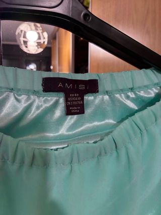 Vestido floral negro talla M camisa vaquera nueva