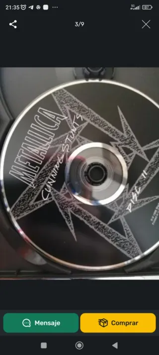 DVD Doble Metallica Cunning Stunts