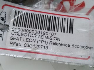 COLECTOR ADMISION SEAT LEON (1P1) Reference Ecomotive   |   01.08 - 12.09