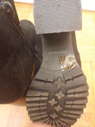 Botines tacón negros