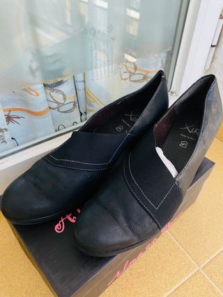 Zapatos de tacón en negro