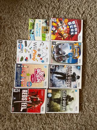 Lote Juegos Nintendo Wii