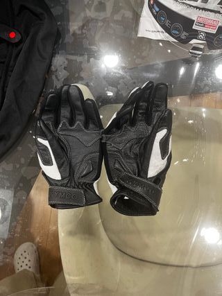 Casco Moto Negro + Guantes + Visera + Cazadora