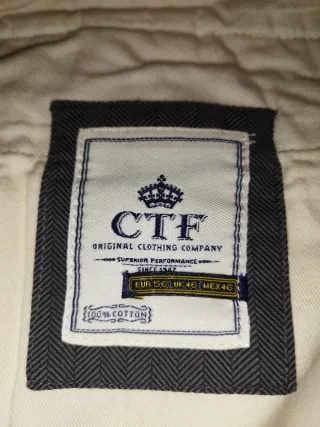 Pantalón chino invierno gris