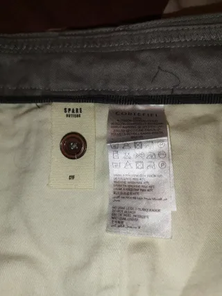 Pantalón chino invierno gris